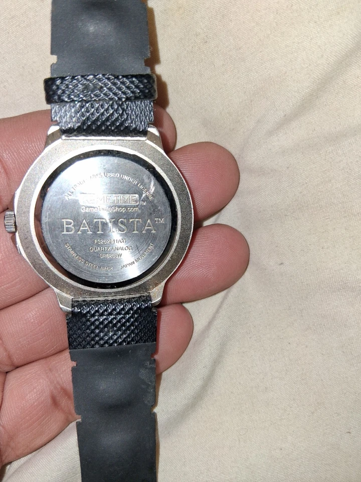 NUEVO RELOJ de lucha libre vintage WWE BATISTA Dave Bautista 2008 *ENVÍO GRATUITO Foto 3 de 4