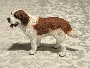 Schleich St. Saint Bernard Dog 2008 Retired Figure