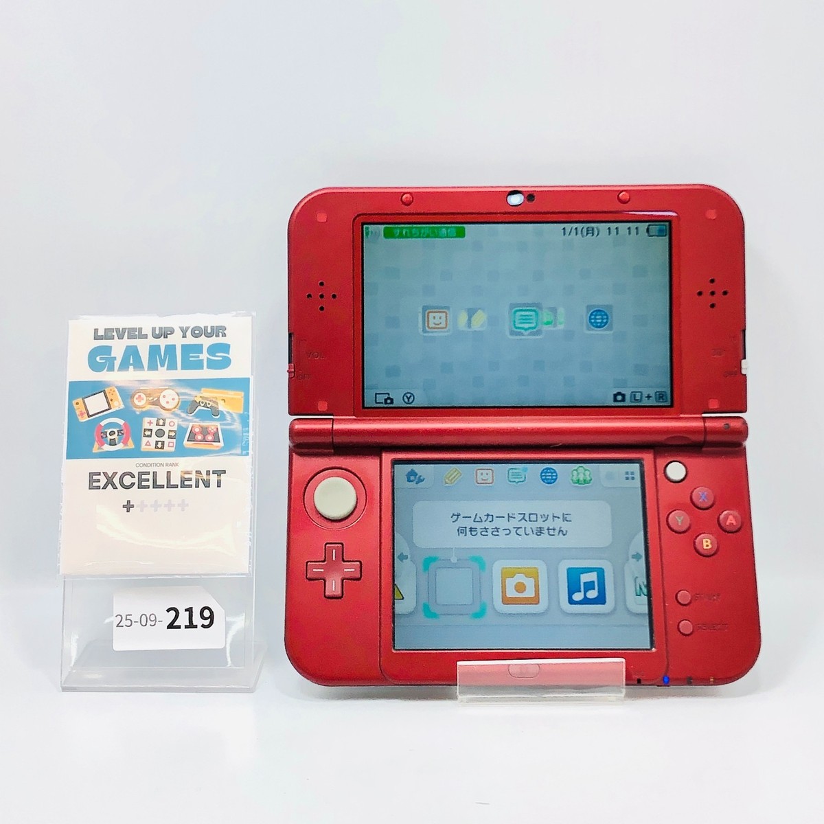 EX+1] Nintendo New 3DS XL LL metallic red Console Only from Japan