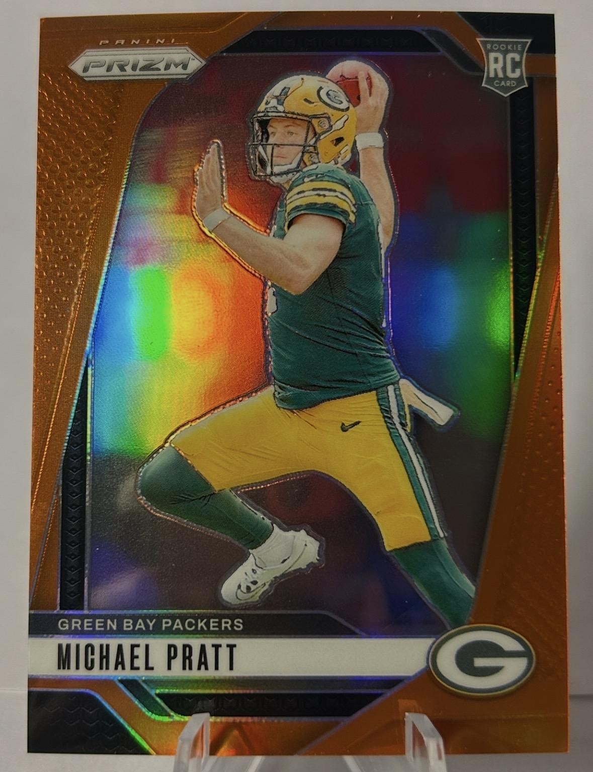 2024 Panini Prizm #379 Michael Pratt Orange #/249