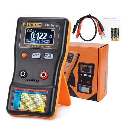 Testeur de capacité Mesr-100 V2, mesure en circuit, gamme automatique, 0,001 ohm, 100 kHz - Photo 1/4