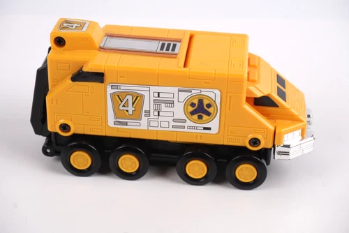 Vintage 1999 Power Rangers Lightspeed Rescue Deluxe Megazord Leg Loader 4 Yellow