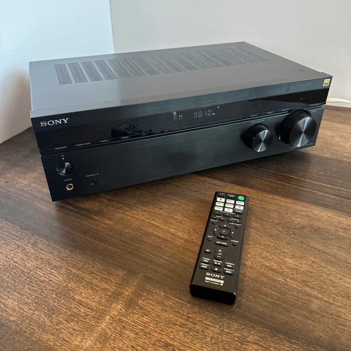 Sony STR-DH190 Stereo Receiver 2-Channel Bluetooth Phono Input w