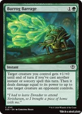 Magic- Burrog Barrage [(SOS) - 141] NM Common Foil