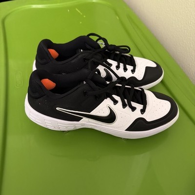 Nike Alpha Huarache Elite 2 Low Baseball Cleats Men\'s‎ size 7 Black White Nike Alpha Huarache Elite 2 Low Baseball Cleats White Aj6873  main image 3