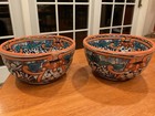 Talavera Puebla Mexico Pottery Artist Signed Pair of Matching 6-3/8” Bowls — photo 4
