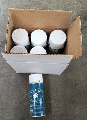 Pack of 6 Stencil Ease Stick It! Spray Mount Adhesive 4.4 oz