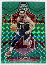 2023-24 Tyus Jones Panini Mosaic Teal Prizm 29/75 Washington Wizards