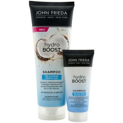 John Frieda hydro Boost Shampoo 1 x 250ml + 1 x 50ml für trockenes, sprödes Haar