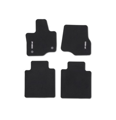 #ad F 150 SuperCrew 2015 2025 Black Truck Carpet Floor Mat 4pc Set w F 150 Logo $119.99