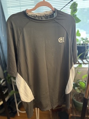 Ecko Function Shirt Short Sleeve Stretch Grey White Logo Lightweight Mens Med