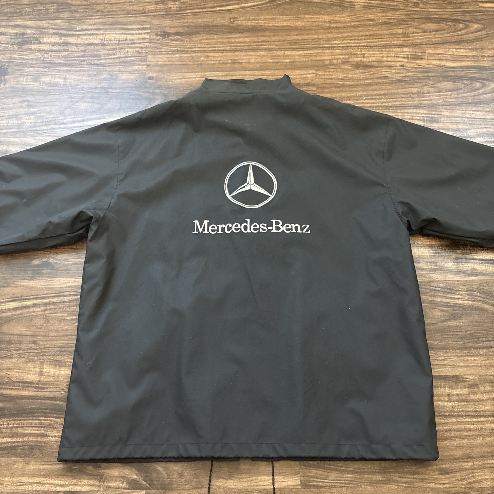NWT Men’s L Vintage Mercedes-Benz Weatherproof Roadside Assistance Nylon Jacket - second product detail image