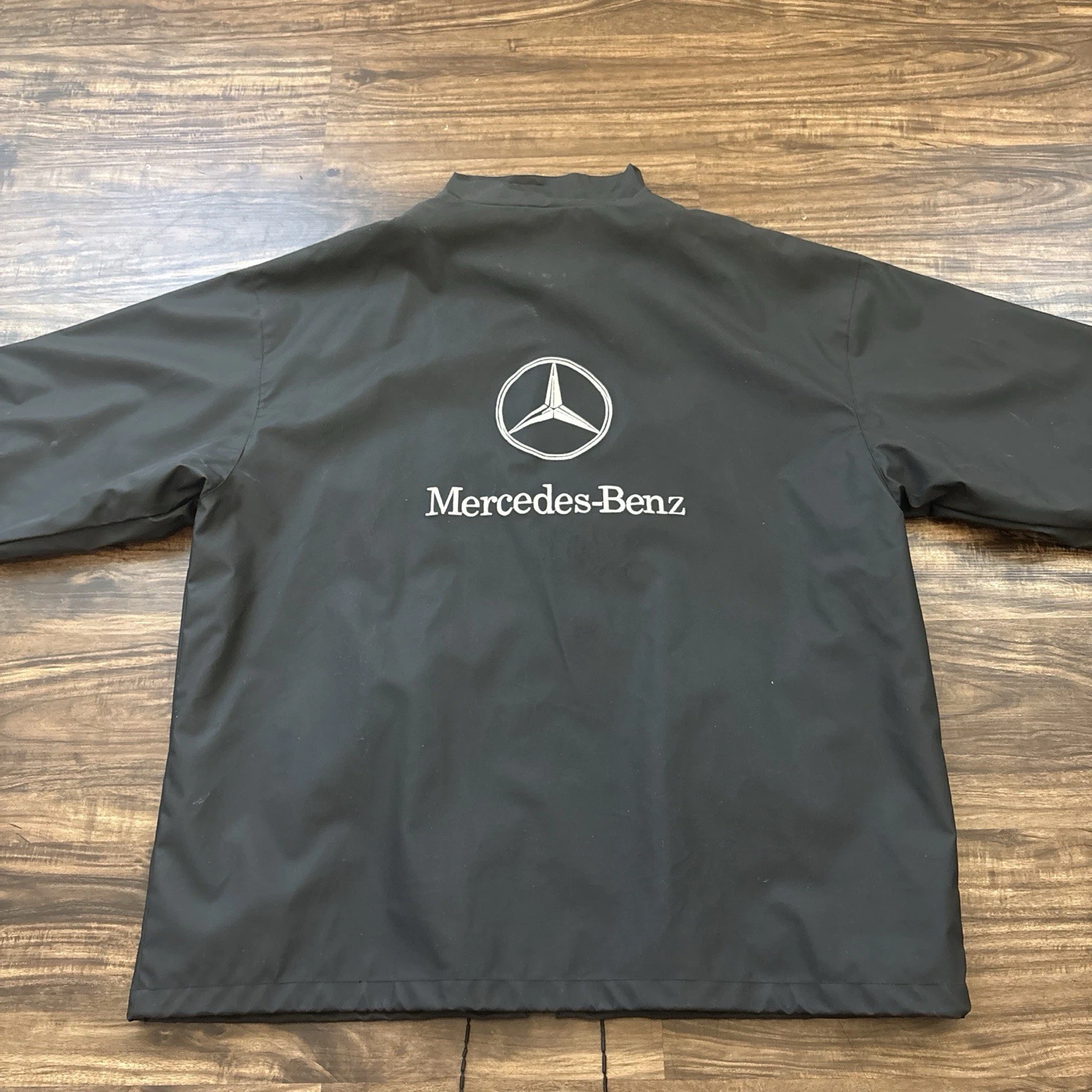 NWT Men’s L Vintage Mercedes-Benz Weatherproof Roadside Assistance Nylon Jacket image 2