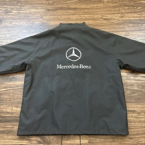 NWT Men’s L Vintage Mercedes-Benz Weatherproof Roadside Assistance Nylon Jacket image 2