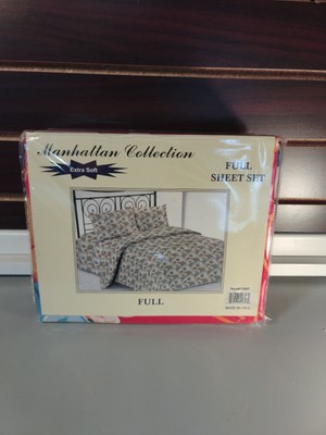 Full Sheet Set Manhattan Collection Extra Soft 4 pieces_NEW
