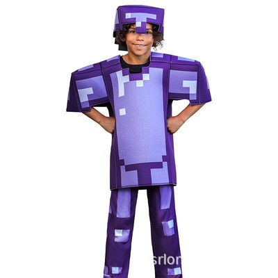 Kinder Boys Girls Halloween Party Cosplay Minecraft Spiel Fancy Kleidung Outfit