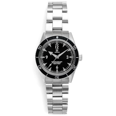 時計 HYAKUICHI HYAKUICHI Model 19 Automatic Diver Watch Black Dial 200M No Date