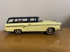 Bandai Tin Ford Station wagon Vintage 12" Friction Toy Car Japan 1950's A1-70