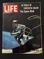 LIFE Magazine, Space Walk, Moon June 18, 1965