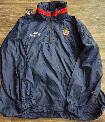 Atletica Chivas Guadalajara Training 1/4 Zip Windbreaker Pullover Jacket Large