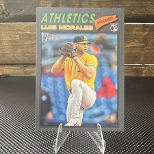 Topps Heritage 2025 Luis Morales Rookie #67 Athletics MLB Baseball Card