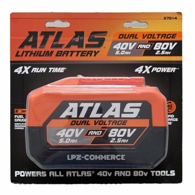 ATLAS 80V / 40V High Performance Lithium-Ion Battery 2.5Ah / 5.0Ah