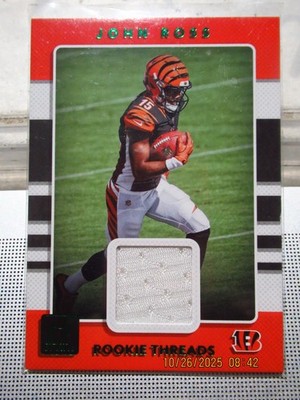 2017 Panini Donruss Football - Rookie Threads John Ross #6 Green (MEM, RC)