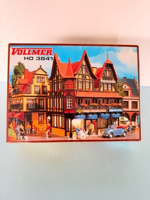 Vollmer HO 3841 Fotohaus mit Inneneinrichtung und Beleuchtung neu OVP
