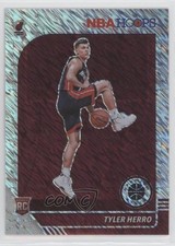 2019-20 NBA Hoops Premium Stock Rookie Variation Shimmer Prizm Tyler Herro 0vq8