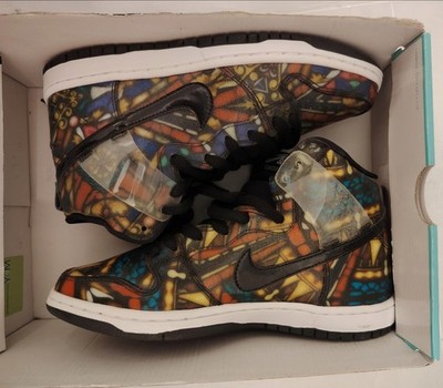 NIKE SB VITRAIL DUNK HIGH PREMIUM CONCEPTS BUNTGLAS ZISE US9 EU42,5 UK8