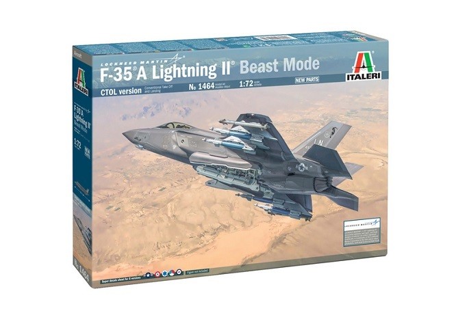 Italeri 1464 - 1:72 F-35A (Beast Mode) - New