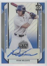2021 Leaf Metal Draft Blue Rainbow 3/35 Ryan Holgate #BA-RH2 Auto 1k5