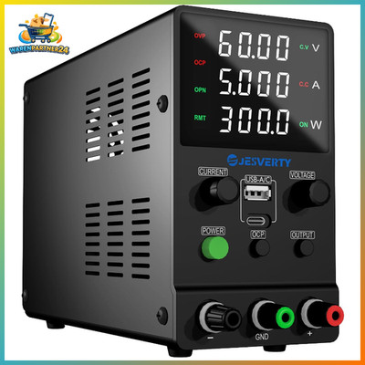 Labornetzteil 60V 5A mit USB Typ-C Schnellladung und LED-Display