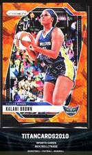 Kalani Brown 2024 Panini WNBA Prizm Orange Ice Prizm Dallas Wings #29