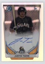 2014 Bowman Draft Chrome Pick Refractor Justin Twine #BCA-JT Auto 03xg
