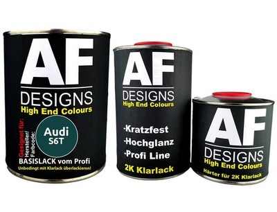 FÜR Audi S6T Yucagrün Metallic 2,5L Autolack Set Klarlack Härter