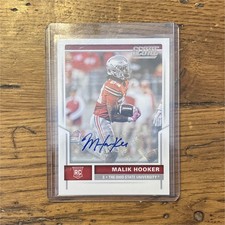 Score 2017 Malik Hooker #334 Ohio State Buckeyes Rookie Autograph Football Card. rookie card picture