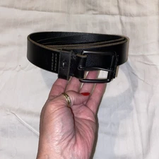 Levi's Men's Brown Leather Metal Buckle Formal Casual Belt Size 40
