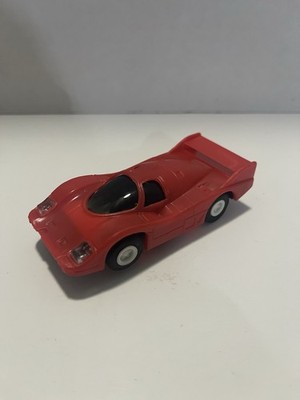 Carsenna Red Porsche Slot Car 1:43 Scale Made In China (Tested)