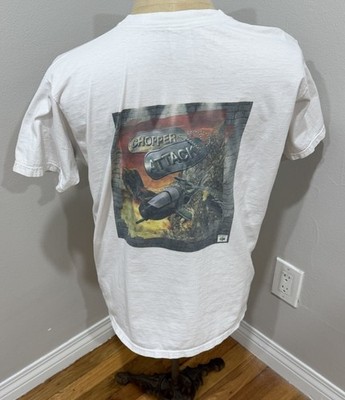Vintage  Nintendo 64 N64 Midway Chopper Attack Game Promo T-Shirt  Mens XL