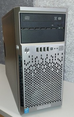 HP ProLiant ML310e Gen8 v2 Server, XeonE3-1271-v3, 4/8x 3.6GHz, 32GB RAM, 4X HDD