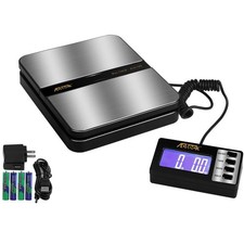 Escala postal envío digital pantalla extendida 150LB x 0,1 OZ con adaptador de CA...