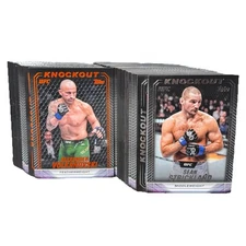 2024 Topps UFC Knockout - Base and Orange Parallel 1 - 100 - COMPLETE YOUR SET