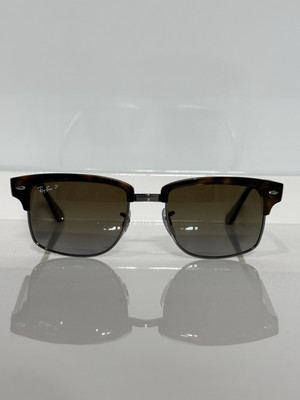 Ray Ban 4190 878/M2 Tortoise Square Clubmaster Polarized Sunglasses 52mm