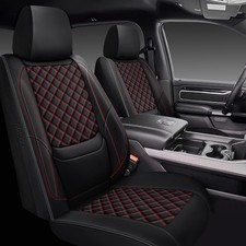 Ram 1500 Seat Covers 2009-2026 Front Pair Front Pair2009-2026 Blackred Ram 1500 Seat Covers 2009-2026 Front Pair Front Pair2009-2026 Blackred