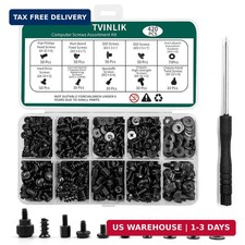 420PCS Computer Screw Kit, Motherboard Standoffs Assorted Screws for PC Case, HD