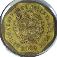 1992 PERU 10 CENTIMOS - BANCO CENTRAL DE RESERVA DEL PERU - KM # 305 - FC 493