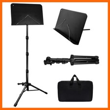 70IN Sheet , Tall for Sheet Music Height- Adjustable Music Sheet Stand with C...