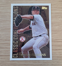 1996 Topps Classic Confrontations Roger Clemens Insert #CC 13 Boston Red Sox MLB