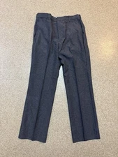 NWT VTG HighLand Red Kap Men's Uniform Trousers Pant Gray Polyester Sz 34